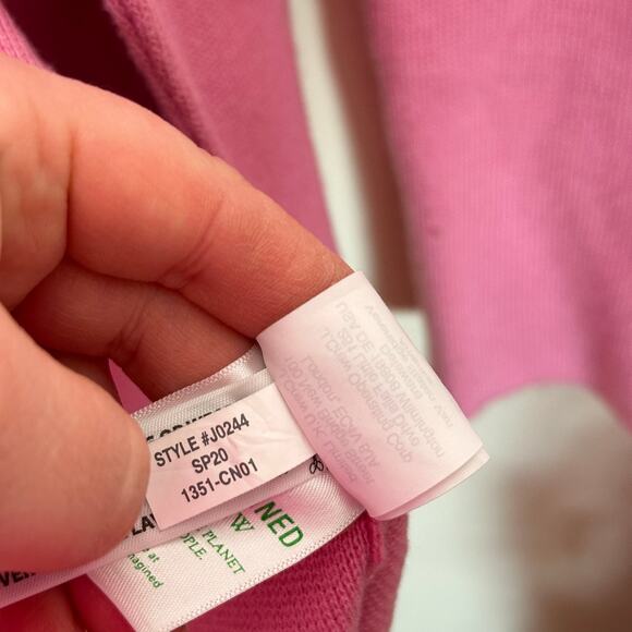 J. CREW Sophie Open Front Sweater Blazer Bohemian Rose Pink Sz XS {KK23} - Picture 7 of 7